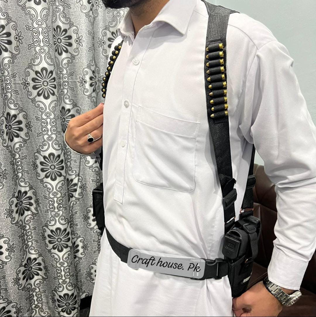 Double sided Shoulder holster - Black
