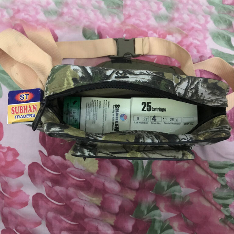 SHOULDER BAG FOR 12 BORE SHOTGUN CARTRIDGES PARACHUTE BAG