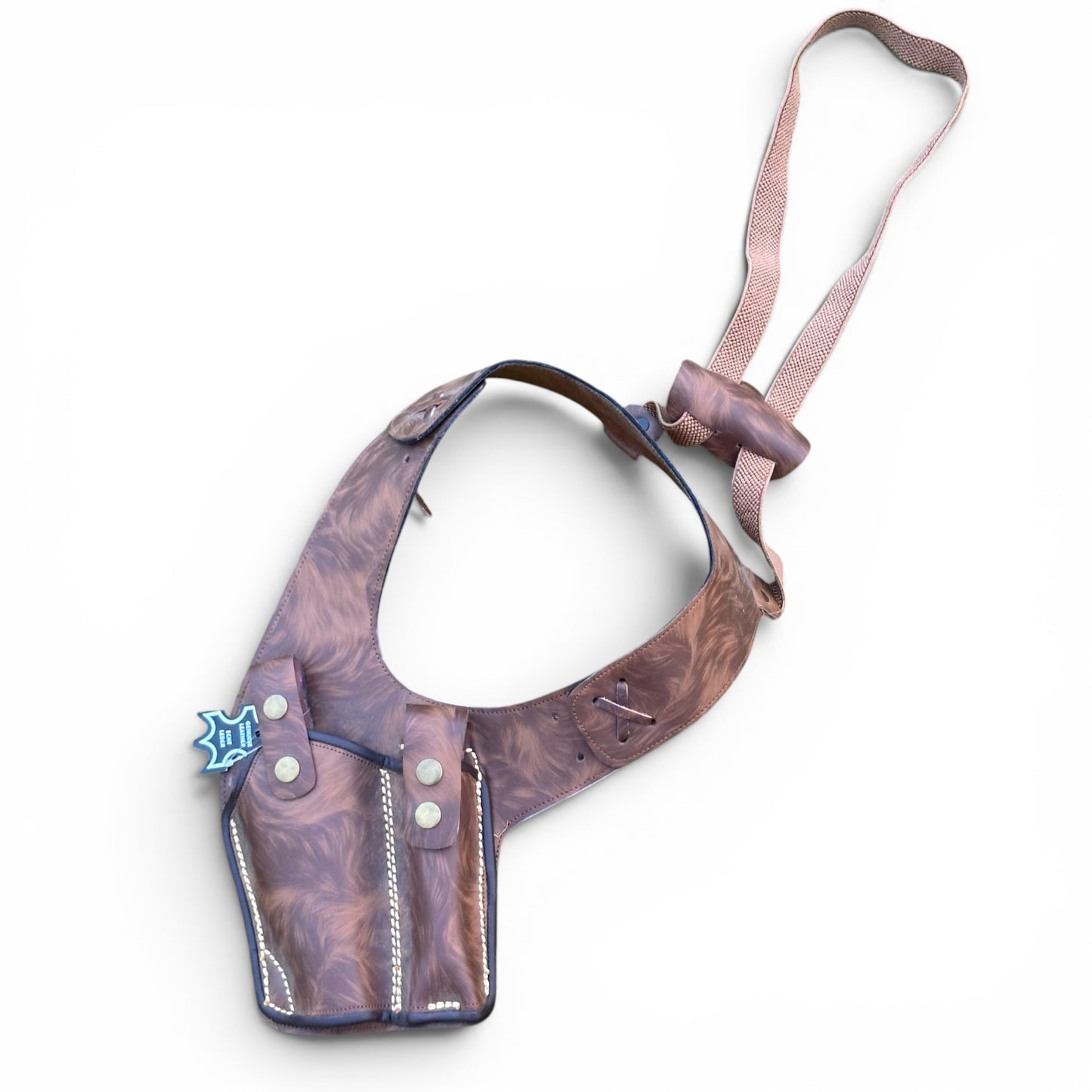 Genuine leather single side holster for 9mm