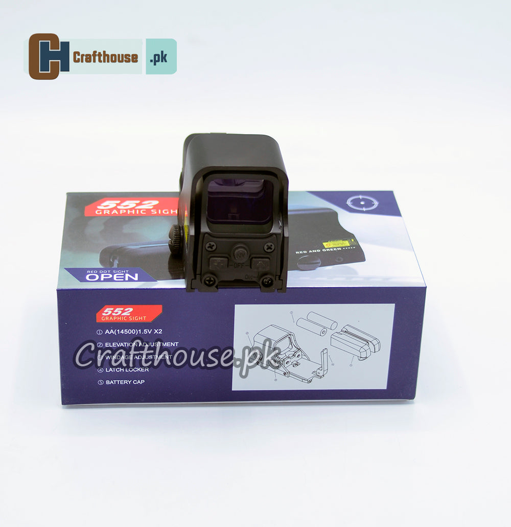 HOLOGRAPHIC SIGHT RED GREEN DOT 552 RED DOT SIGHT FOR M4 AR-15