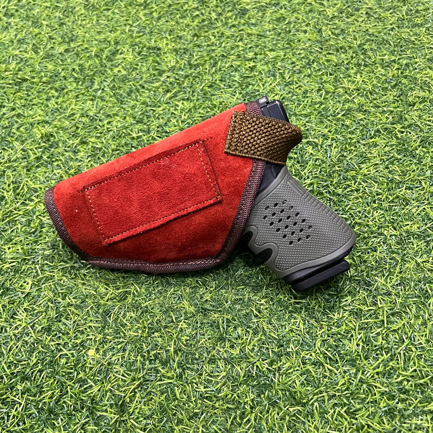 Suede Leather Inner and Outer holster with foam padding