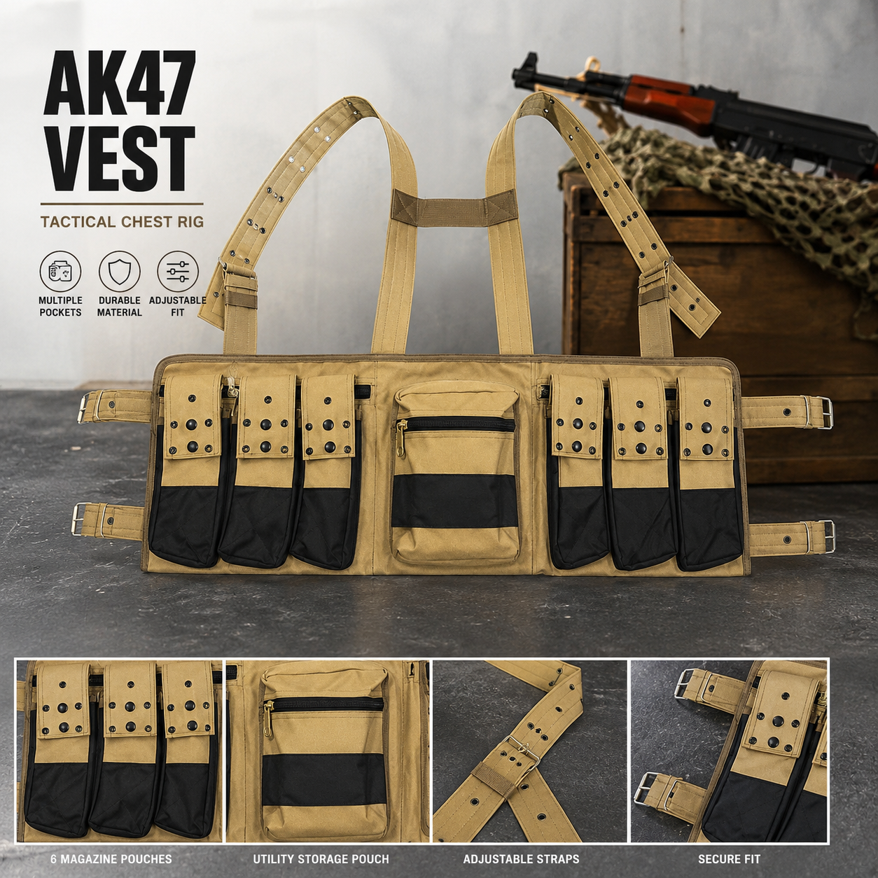 SMG 6 Mag vest