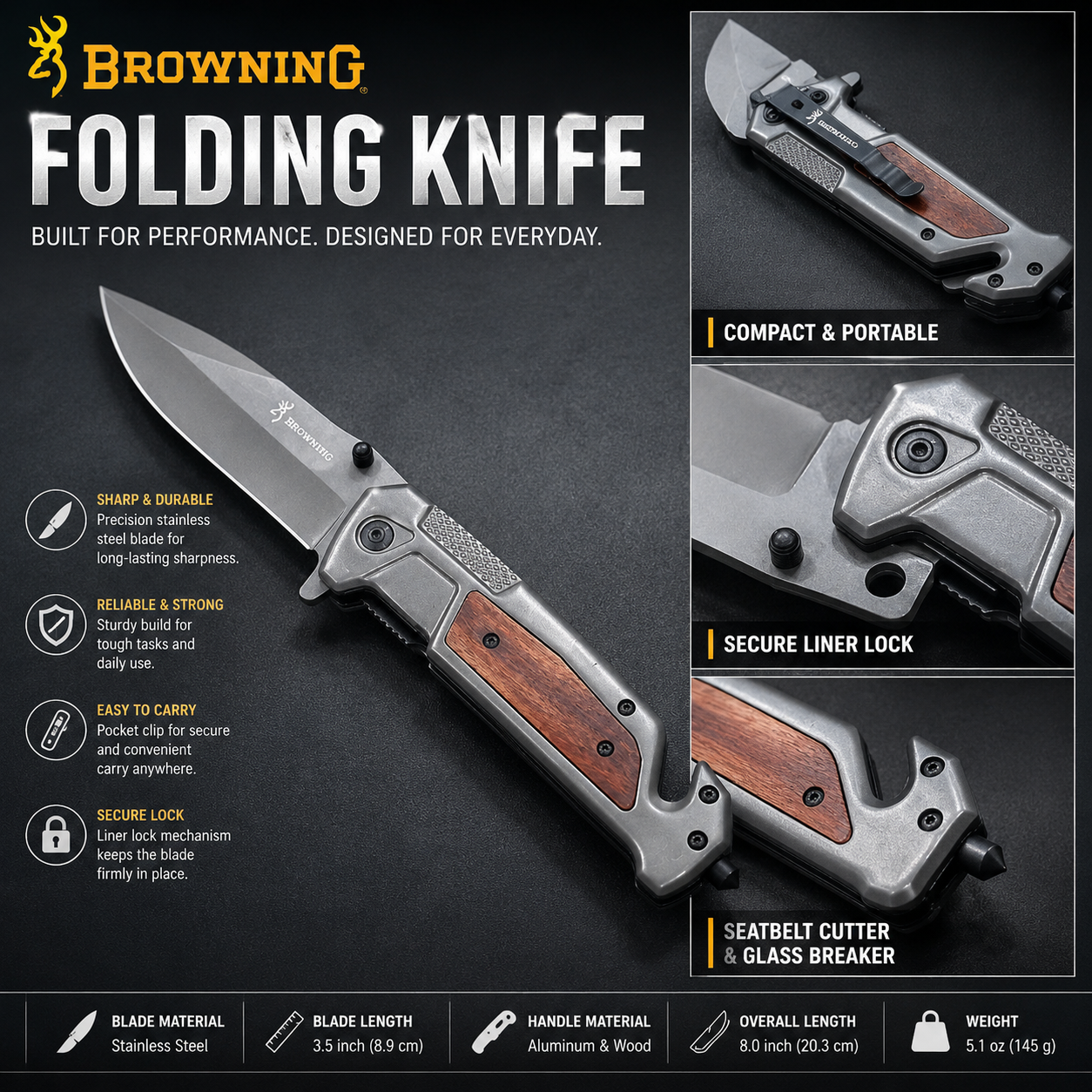 Pocket size folding knife