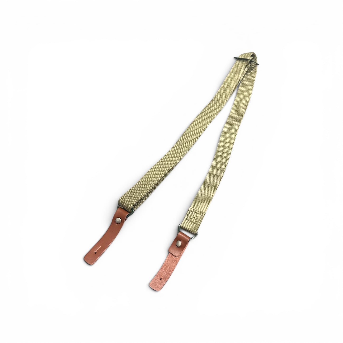 SMG sling light green color with leather strips