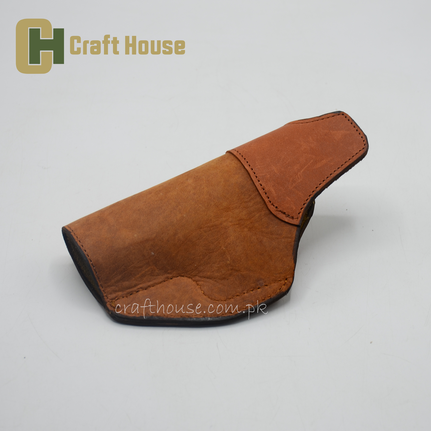 Genuine leather inner waist band cover for 9-mm