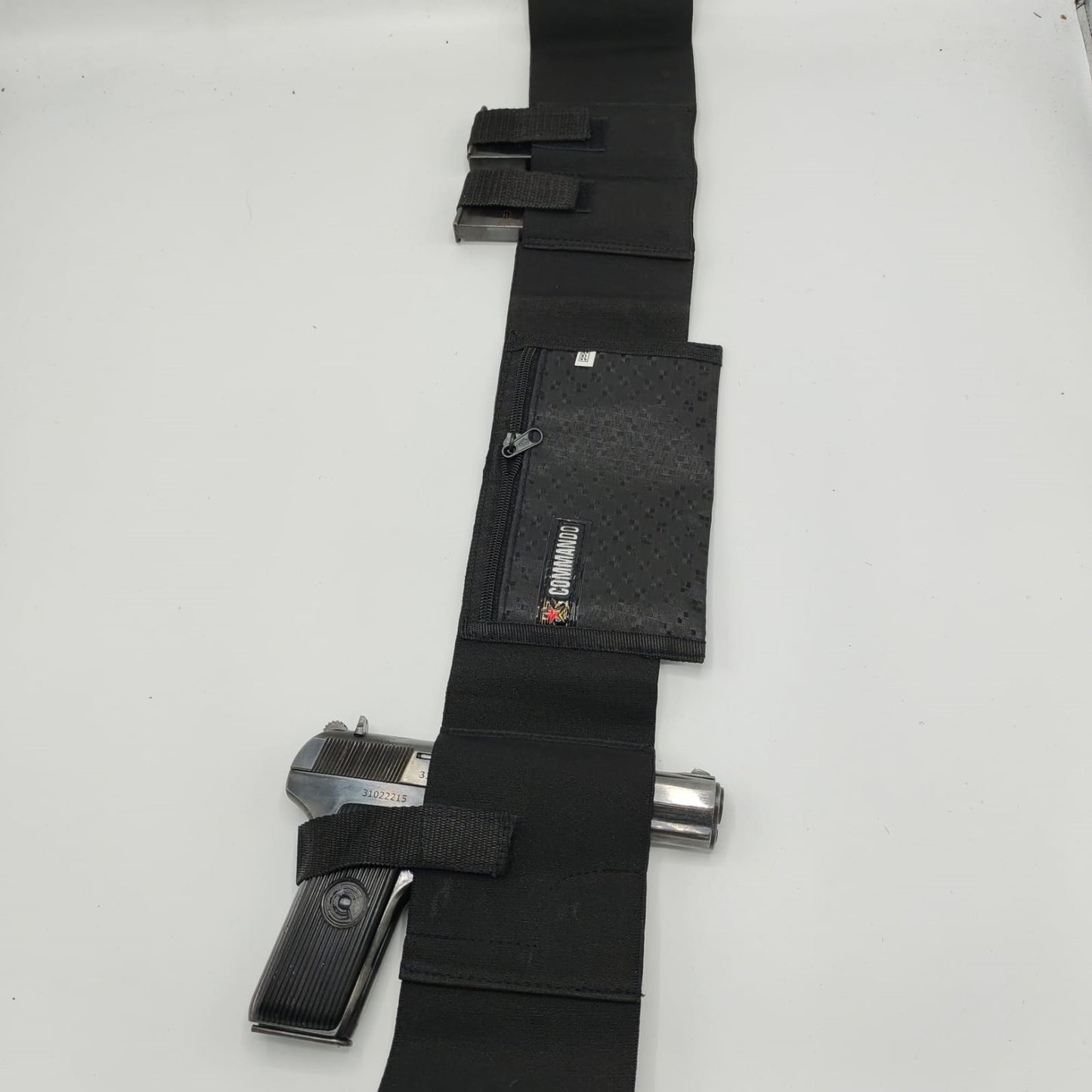Belly Band Holster with 2 mag pouches and license pouch