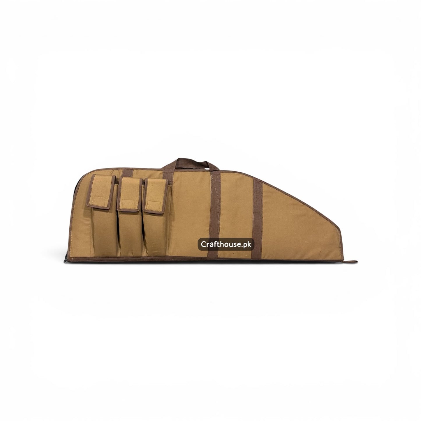Foam Padded Saiga .223 Long Barrel Rifle Bag -Golden
