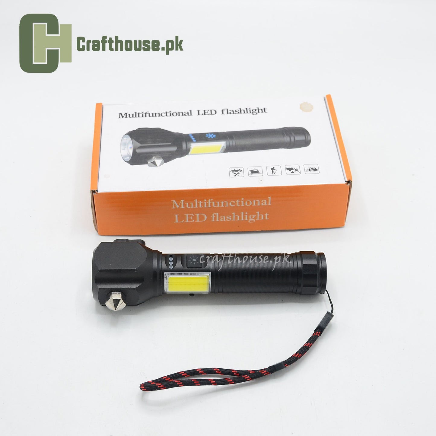 Rechargeable Long-Range Flashlight for Hunting & Outdoors