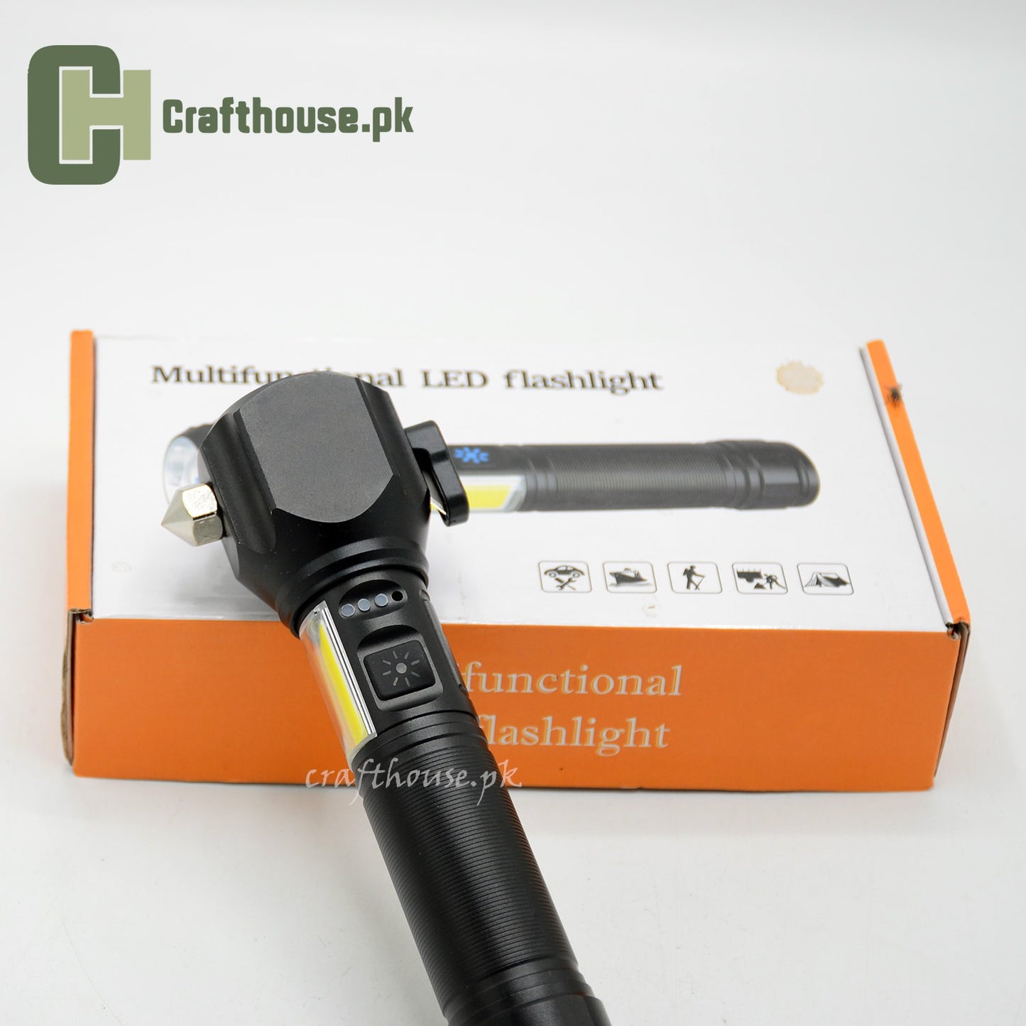 Rechargeable Long-Range Flashlight for Hunting & Outdoors