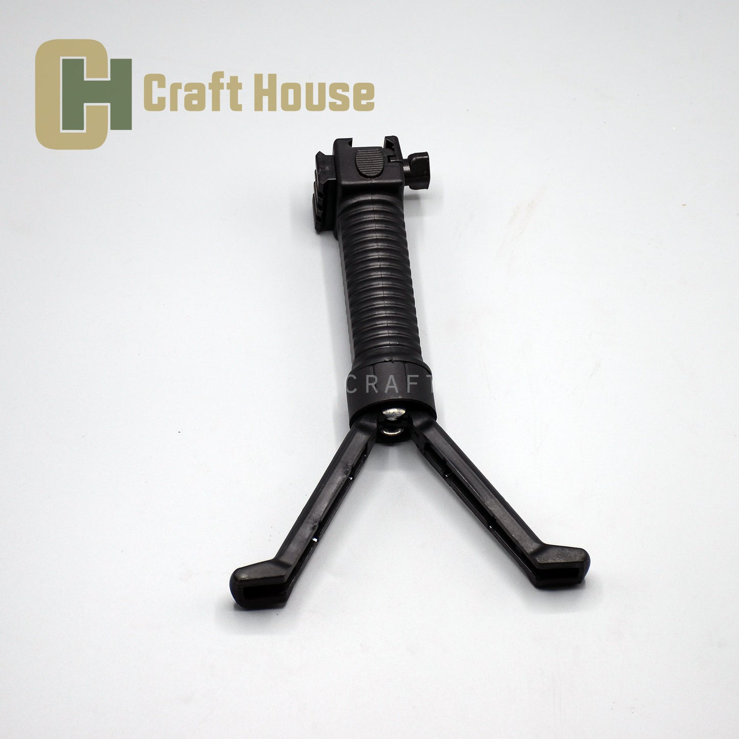 Polymer Picatinny bipod foregrip for 20mm picatinny rail