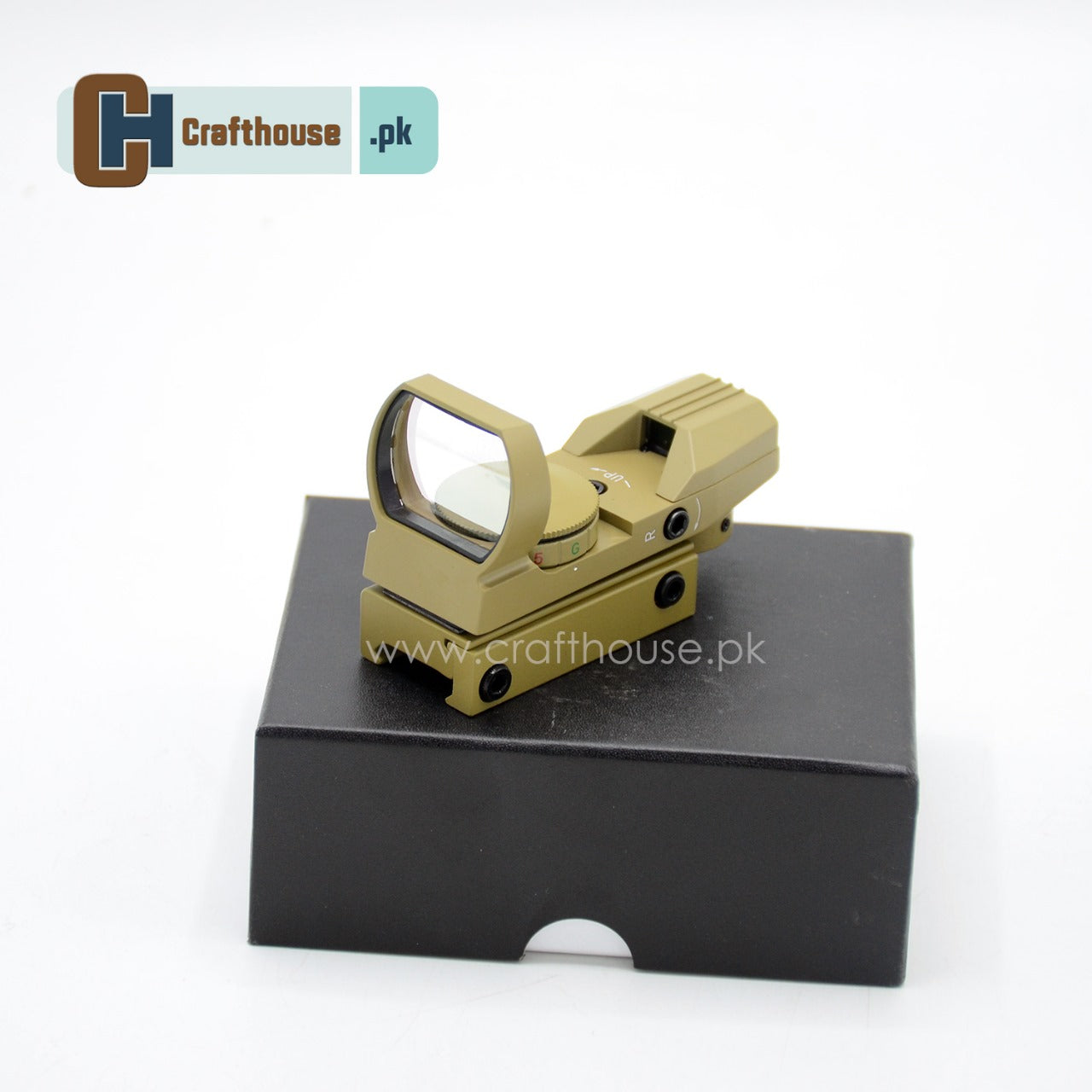 DESERT COLOR RED DOT SIGHT FOR M4, AR15, M16, AND OTHER 20MM RAILS