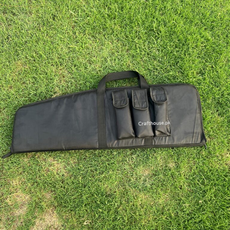 FOAM PADDED BAG WITH 3 SPARE MAGAZINE POUCHES FOR M4 RIFLE – 35 INCHES