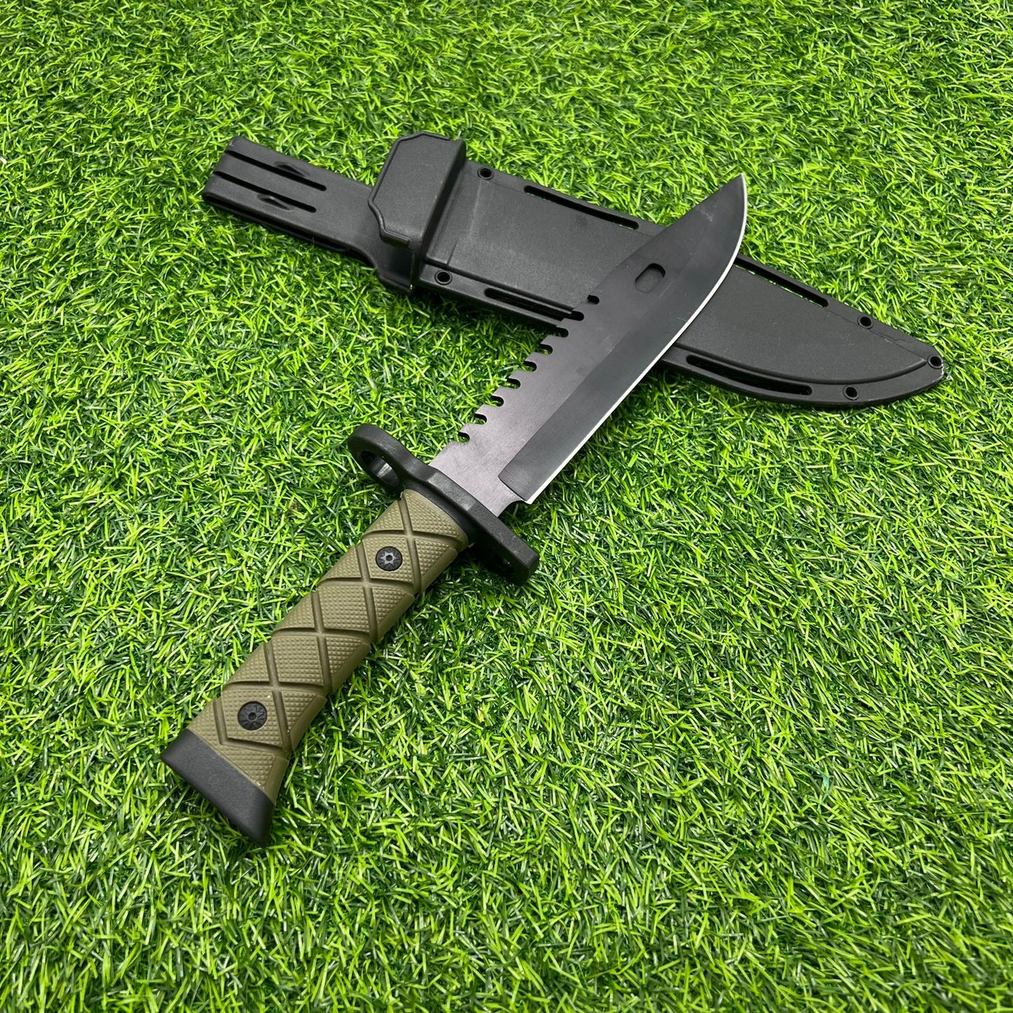 Hunting Knife with Plastic Cover