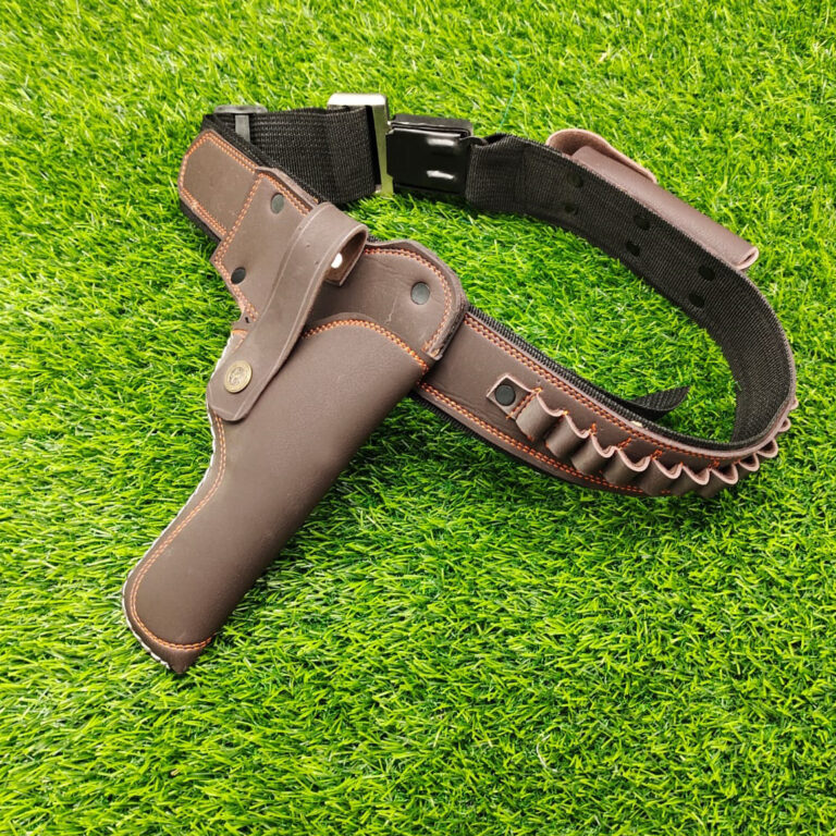 BELT HOLSTER FOR NORINCO 30 BORE 7 SHOT PISTOL WITH 1 SPARE MAG POUCH