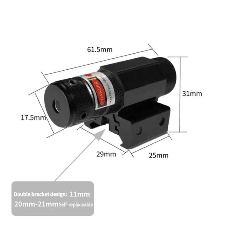Red dot laser for 20mm rail