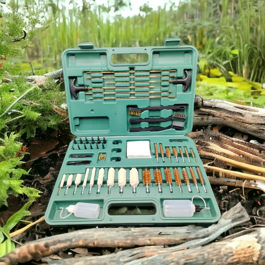 Universal cleaning tool box kit with multi brushes – Green box