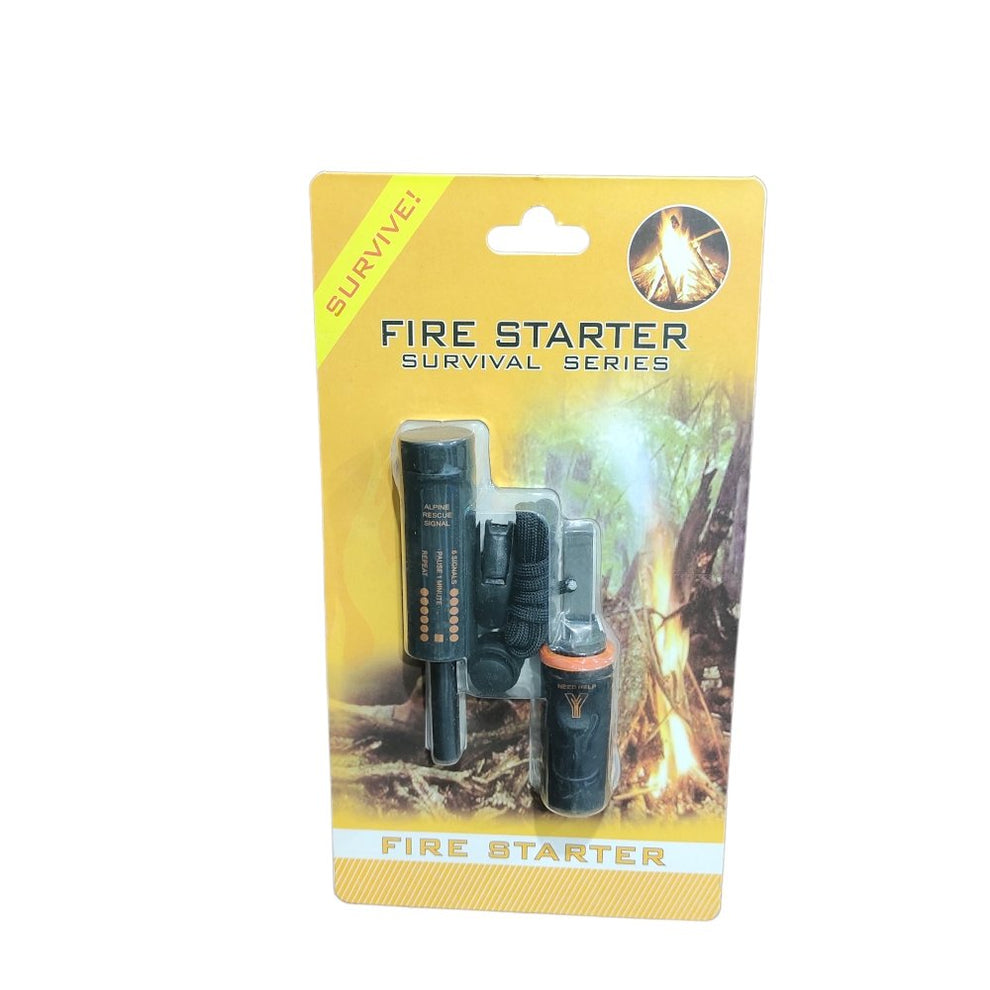 Compact Fire Starter with Ferrocerium Rod and Multi-Tool Features ...