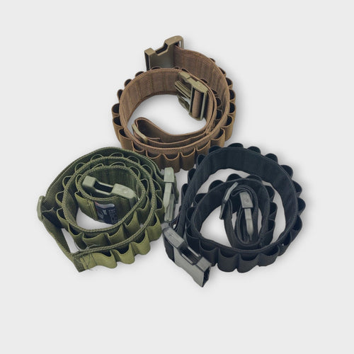 12 BORE CARTRIDGES HOLDING BELT – 25 ROUND CAPACITY