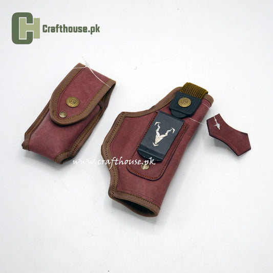Inside waist band holster with 1 mag pouch for 9mm