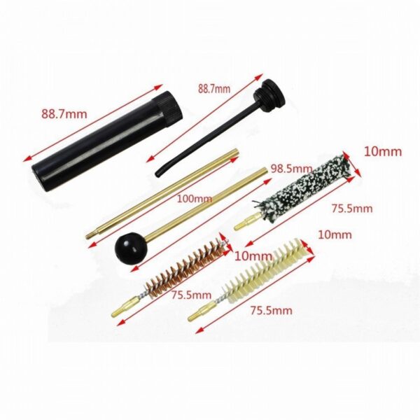 Pistol Cleaning Kit For 9mm pistols with brass and Cotton brushes