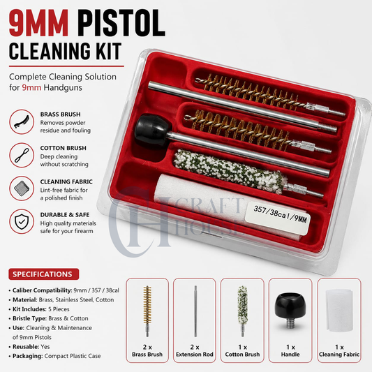 Cleaning kit for 9mm - Universal for All 9mm