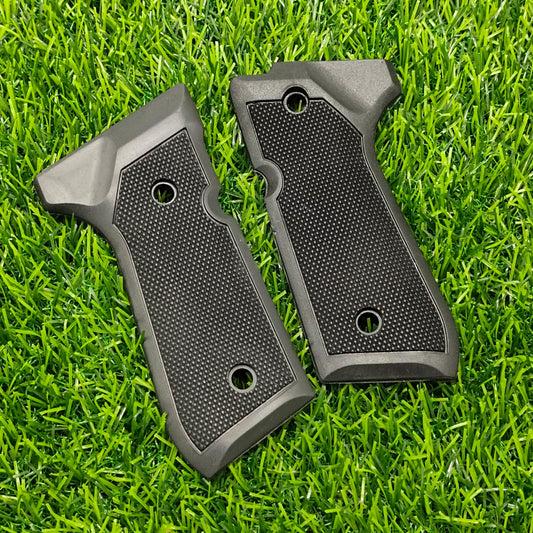 POLYMER HANDGRIPS FOR BERETTA 92 FS AND M9 – NON-LOGO DESIGN FOR ENHANCED GRIP AND COMFORT