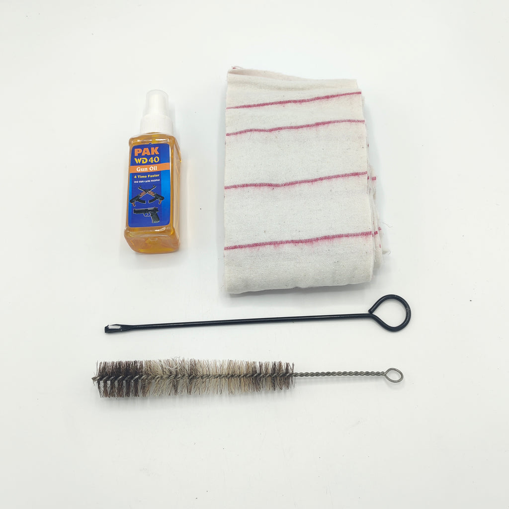 Cleaning Kit For 30 bore 9mm 32 Bore and 45 Bore Pistol - Desi Cleaning Kit