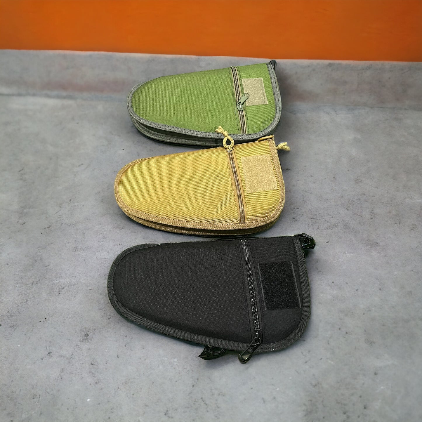 Foam padded imported bag for Standard and compact size handguns
