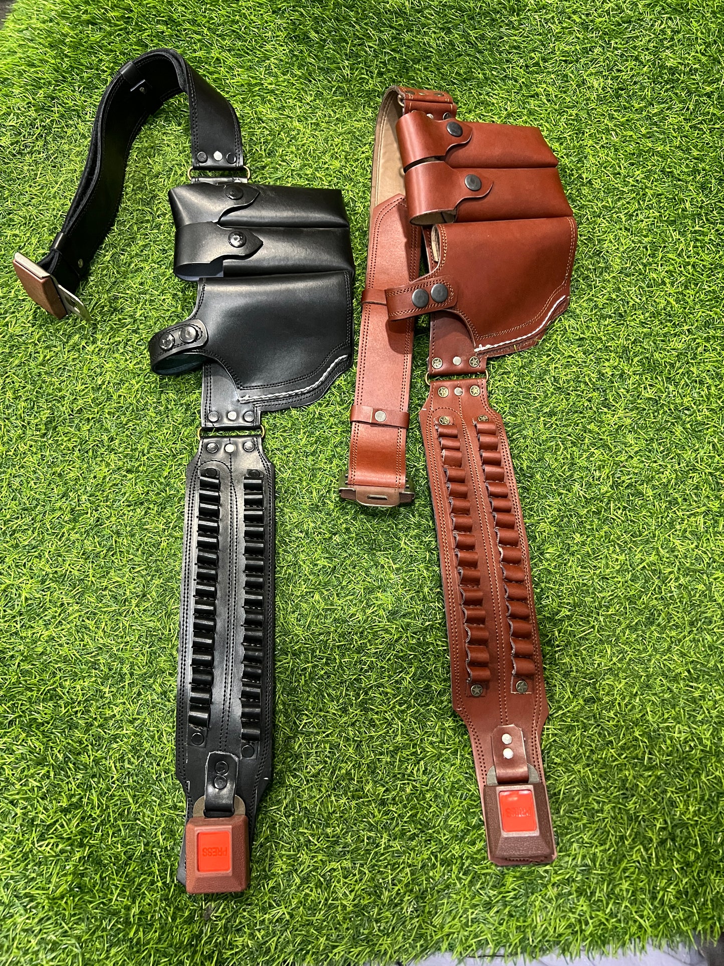 Genuine leather Holster for 9mm - Belly Belt Holster