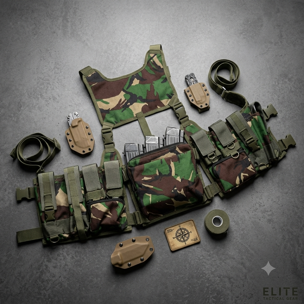 Military vest for SMG with Multi Pockets
