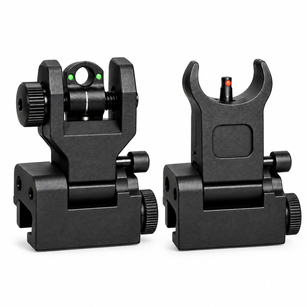 Dual Flip-Up Iron Sights for M4 / AR-15 – 20mm Picatinny Rail