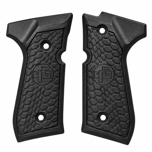 Beretta side grips for 9mm Beretta -4G black