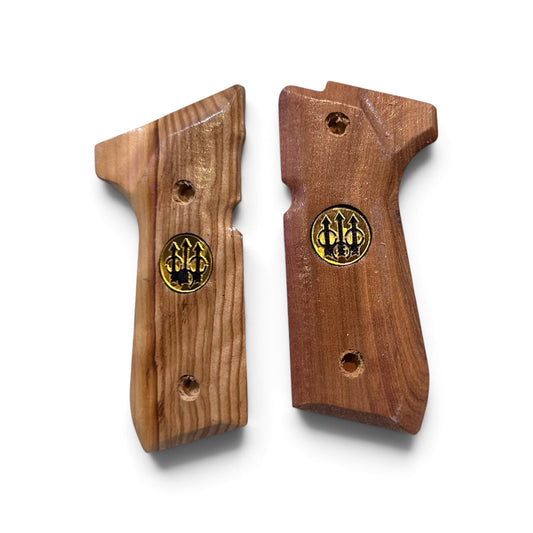 Beretta wooden side grips