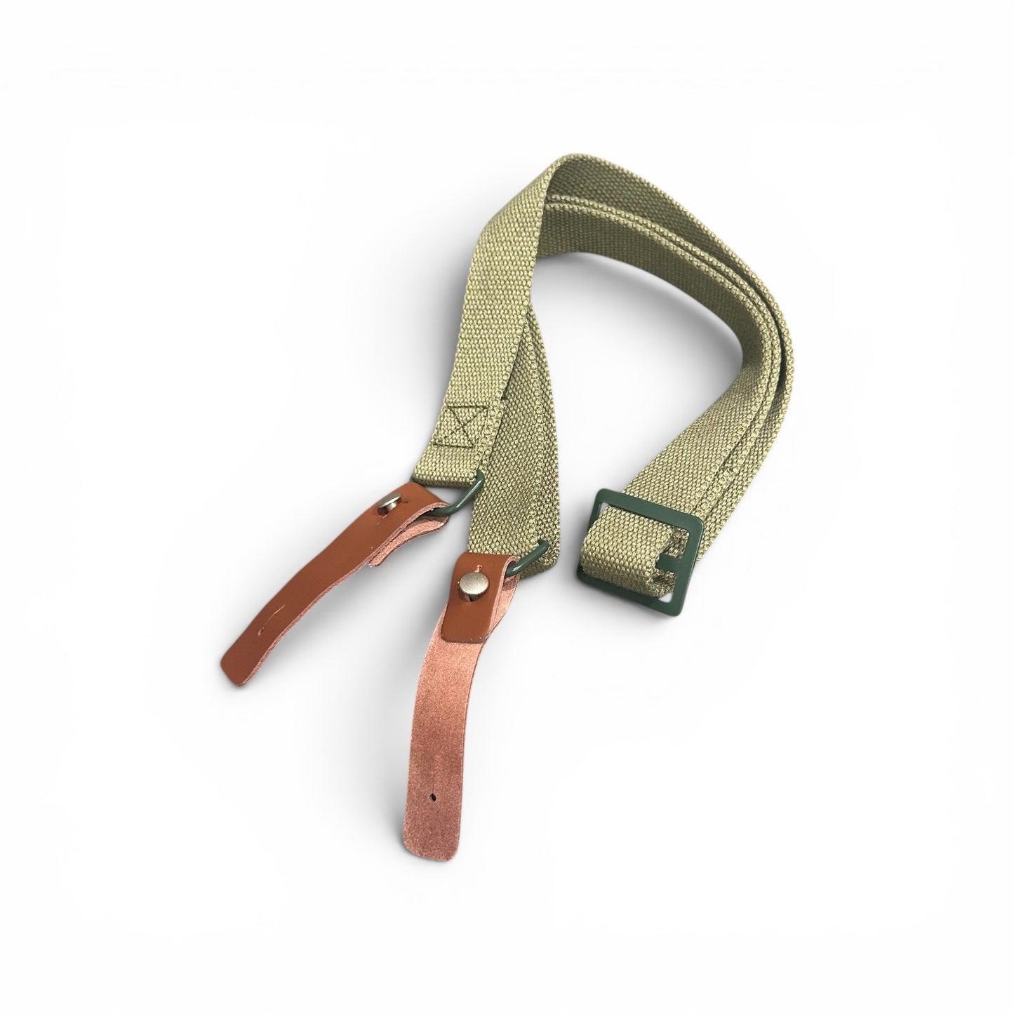 SMG sling light green color with leather strips