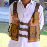 SIX MAGAZINE VEST JACKET BANDORIEL FOR G3 20 ROUNDS MAGAZINES -GOLDEN