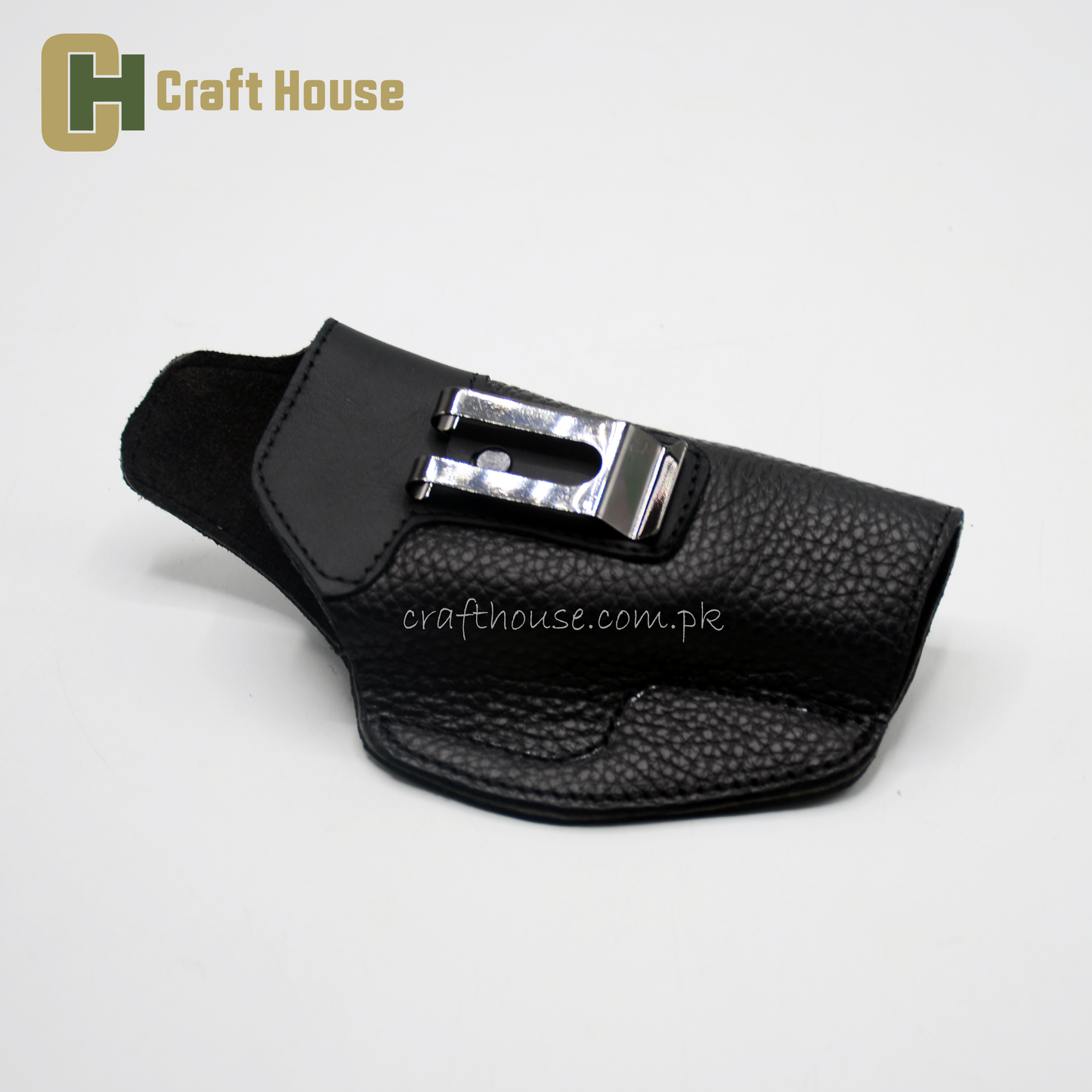 Genuine leather inner waist band cover for 9-mm