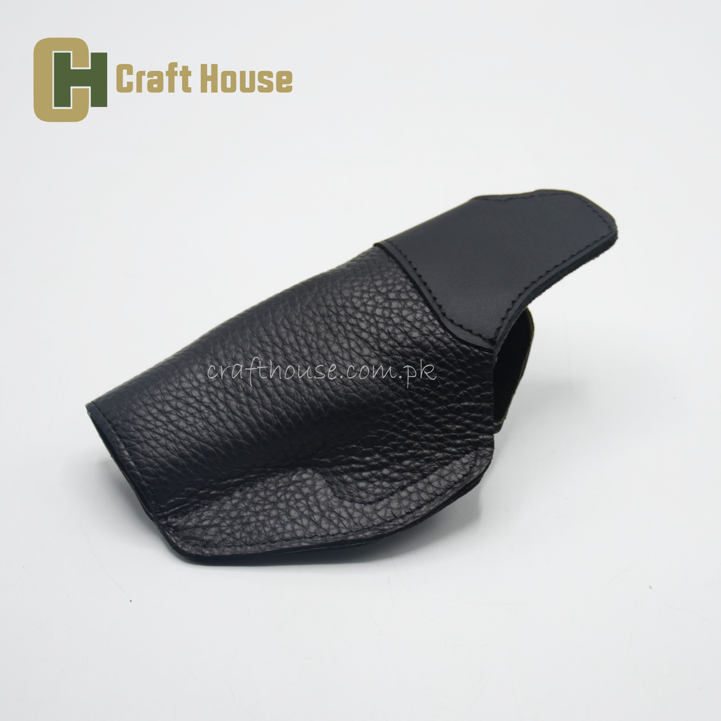 Genuine leather inner waist band cover for 9-mm