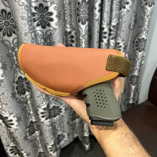 Premium Leather Inner Holster with Soft Padding for 9mm Pistols