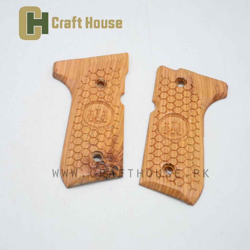 Premium Wooden Hand Grips for Beretta 92 FS – Classic Style & Superior Grip