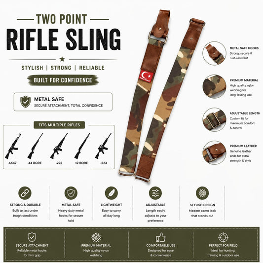 Two-Point Adjustable Outdoor Carry Sling