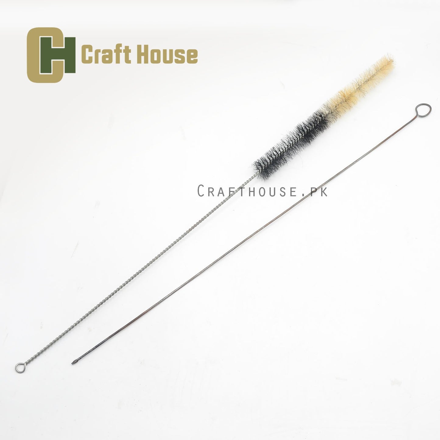 Barrel Cleaning Brush with Metal Rod for AK-47 & .44 Bore Rifle