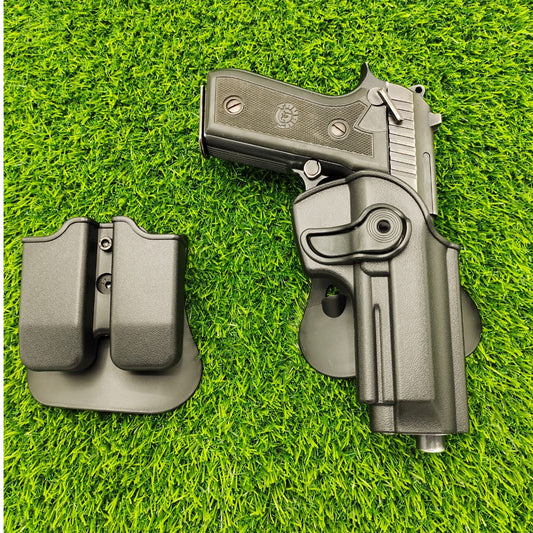 Polymer holster with 2 magazine holster for Beretta M9A3 and Taurus PT92