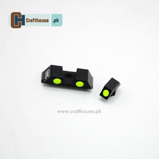 GENUINE GLOCK PISTOL SIGHTS: FRONT & REAR – BLACK