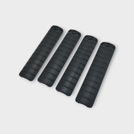 M4 RAIL PROTECTOR COVERS – 4-PIECE TEXTURED PATTERN RAIL COVERS FOR M4