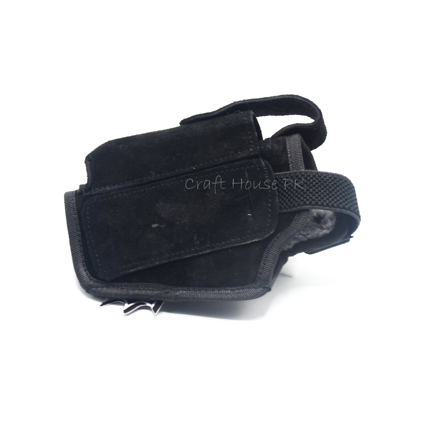 Suede Leather Inner & Outer Holster for 9mm Pistols – Free Cleaning Kit Included