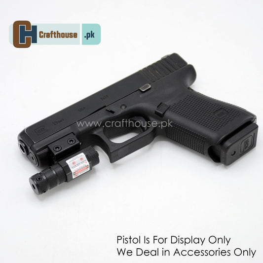 UNIVERSAL PISTOL RED DOT LASER WITH 20MM MOUNT – COMPATIBLE WITH GLOCK 17, GLOCK 18, GLOCK 19