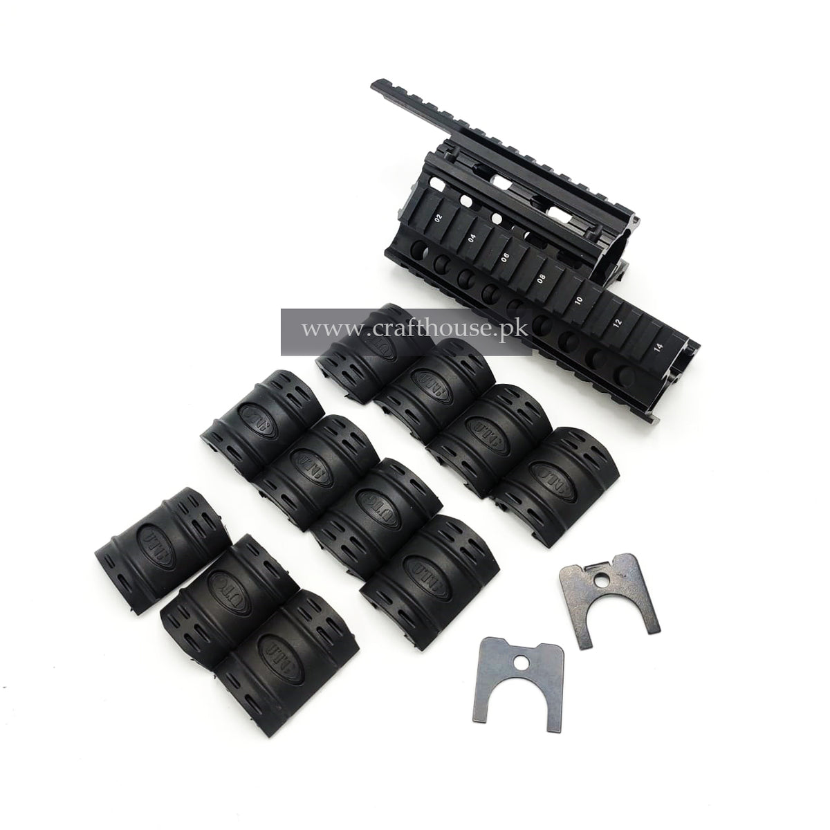 AK47 TACTICAL QUAD RAIL SYSTEM ALUMINUM HANDGUARD WITH PICATINNY RAILS
